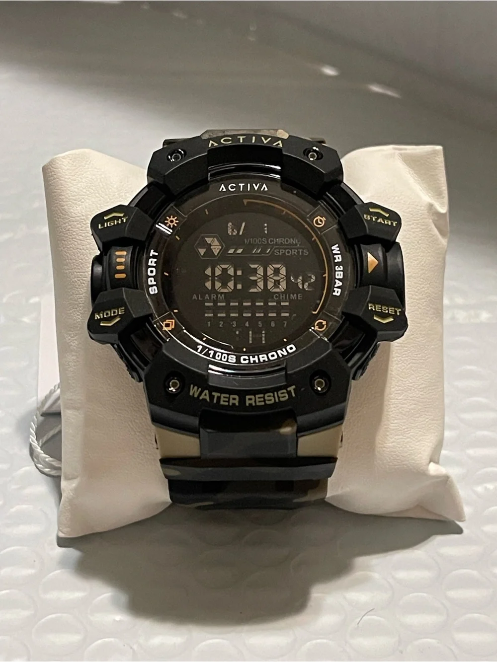 Activa Armour X Invicta Men's Digital Watch - 50mm. Camouflage. Khaki